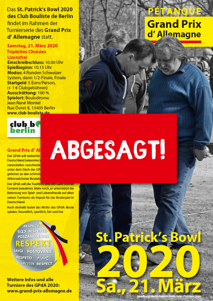 02 GPdA CBdB StPatrick 2020 abgesagt 720